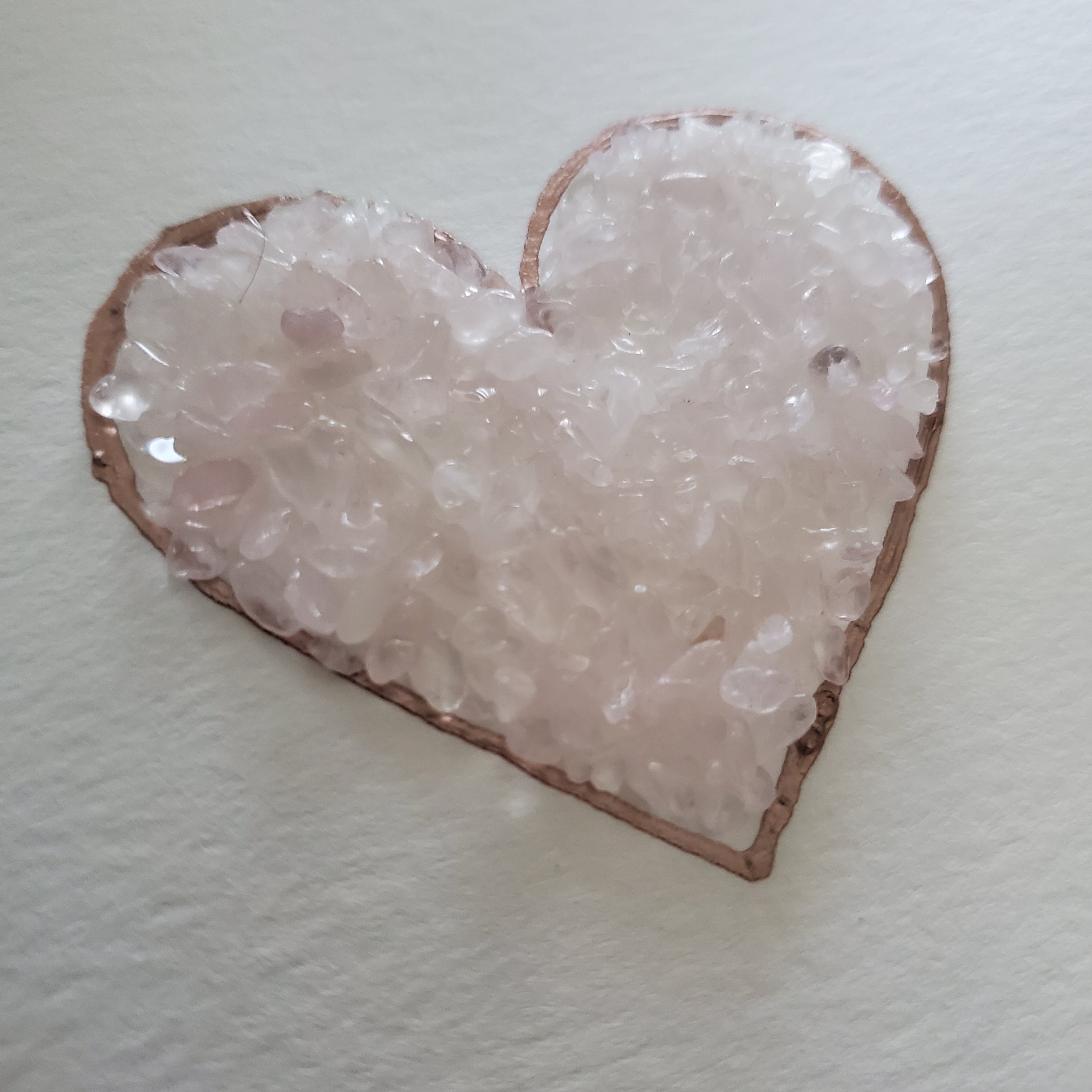 Aquarius Rose Quartz Zodiac Greeting Card