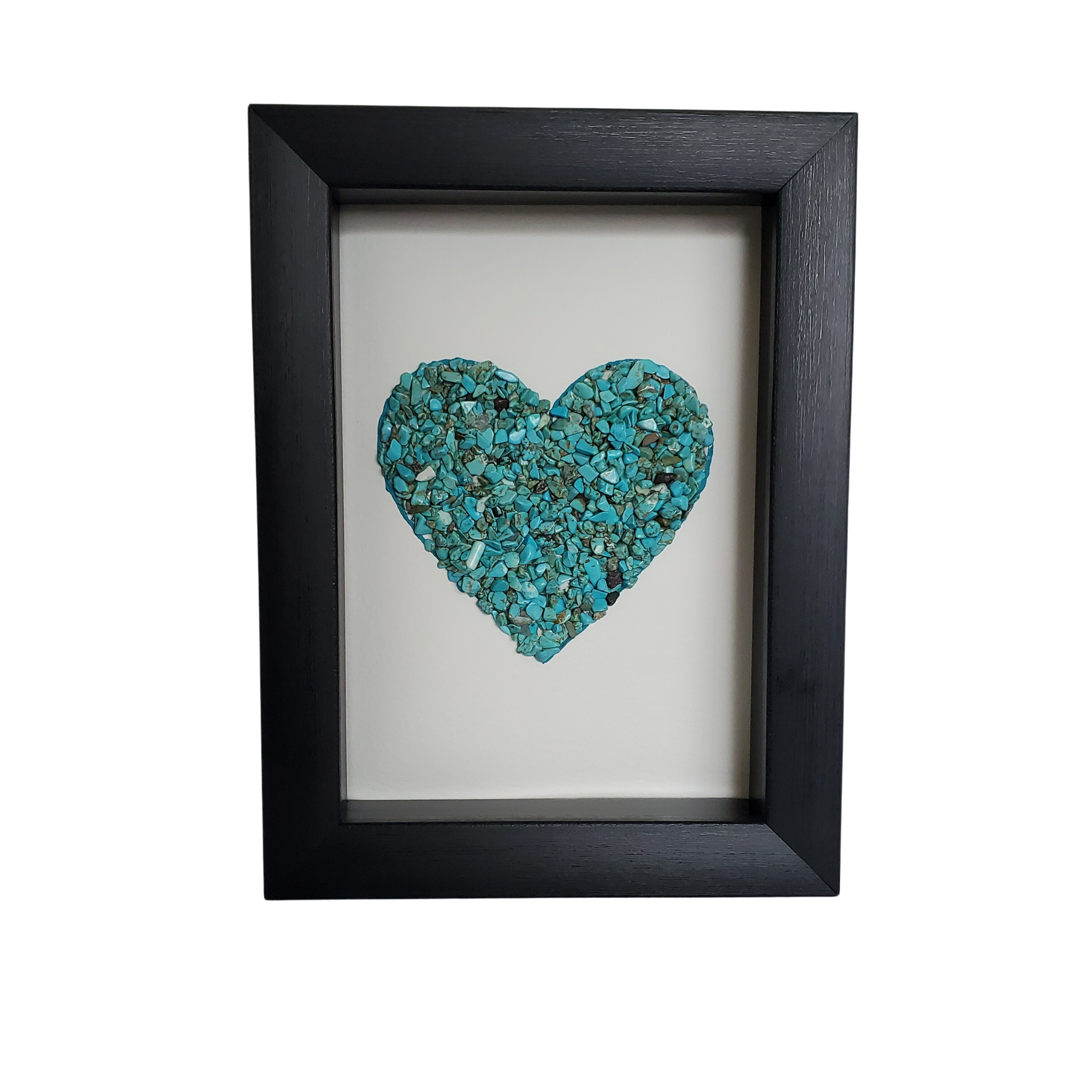 Heart Turquoise Shadowbox