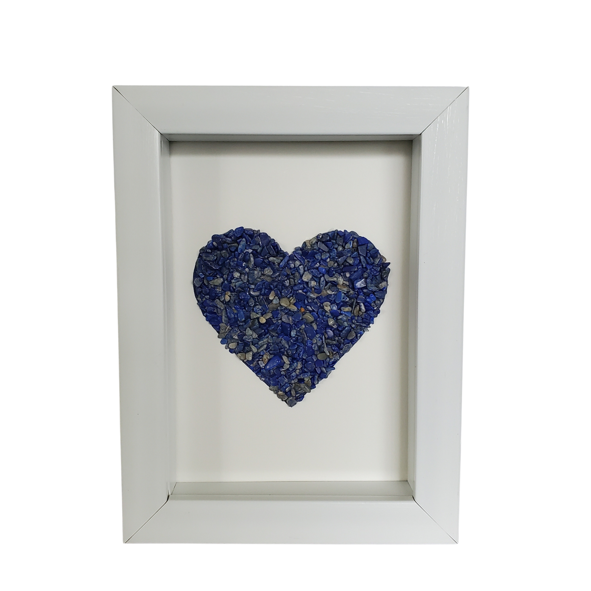 Heart Lapis Lazuli Shadowbox